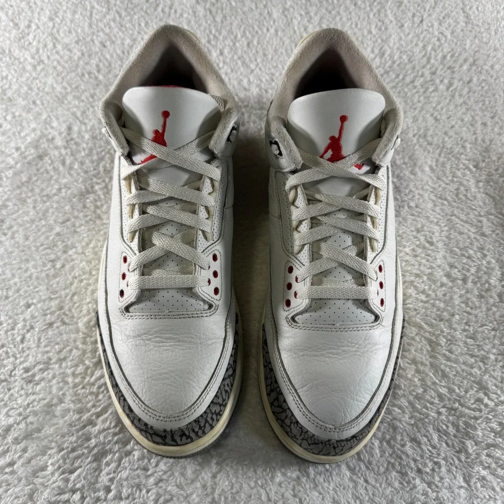 Nike Air Jordan 3 Retro DN3707-100 Mens White Cement‎ Reimagined Shoes Size 10.5